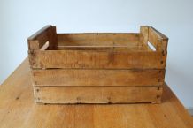 Caisse pommes vintage années 70