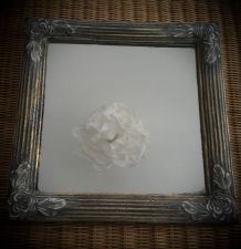 Miroir en bois sculpté 