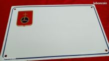 Plaque émaillée vintage blason Montelimar