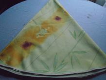 Nappe ronde anti tache