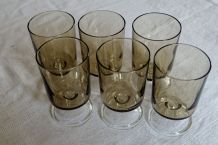 Lot 6 verres à pied vintage 