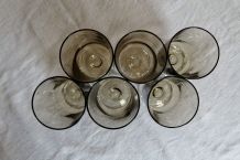 Lot 6 verres à pied vintage 