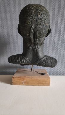 buste de l'Aurige de Delphes en plâtre