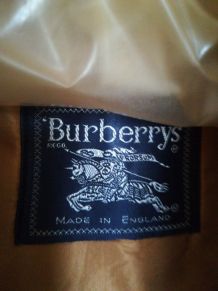 Burberrys vintage années 80 doublure laine amovible