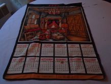 Torchon calendrier 1966