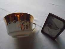 Grande tasse porcelaine fine