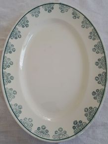 Plat oval Sarreguemines Digoin