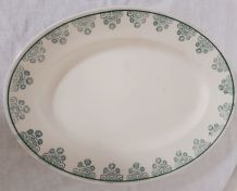 Plat oval Sarreguemines Digoin