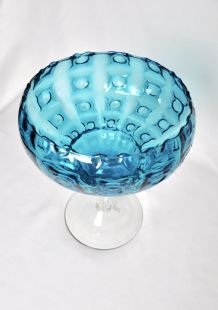 coupe en verre bleue