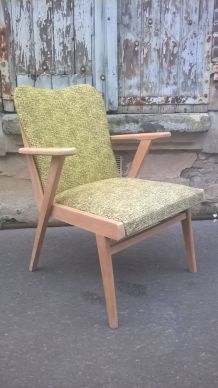 fauteuil pied compas scandinave