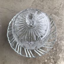 cloche a gateau et beurrier vintage 