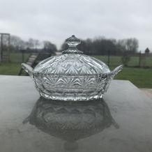 cloche a gateau et beurrier vintage 