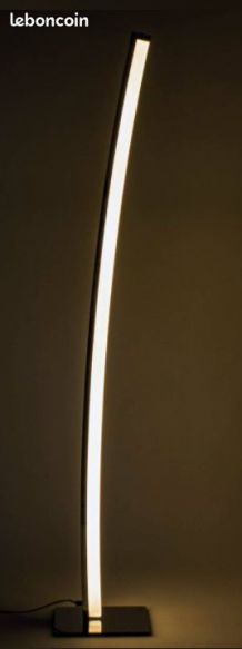 Lampadaire LED Métal argenté