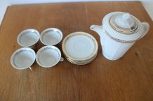 Service à café porcelaine de France années 60/70