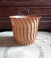 Grand cache pot vintage (Plastilex)
