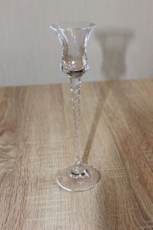 Bougeoir en verre