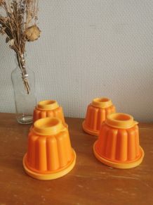 4 x moules à flan vintage Guardini