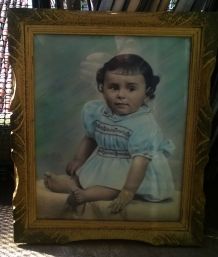 Cadre avec photo d'enfant