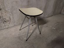 Tabouret en formica années 60