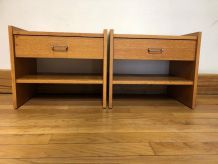 Paire de chevets 1960