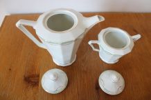 Cafetière et sucrier porcelaine d'Allemagne années 60/70