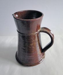 Pichet / Pot à eau / Carafe en grès émaillé Poterie Vintage 