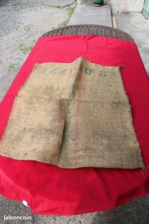 Sac toile jute années 5/60