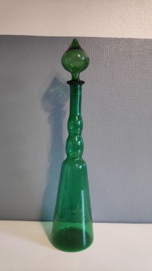 grande carafe verte avec bouchon goutte d'eau