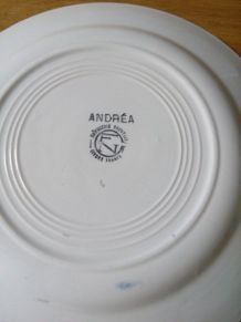 Assiettes plates dépareillées ensemble de 6