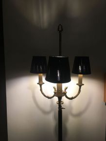 Lampadaire bronze et laiton 1960/1970