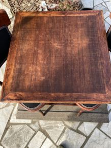 Table bistrot et ses chaises Thonet