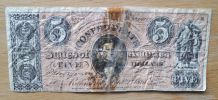 Billet de 5 Dollars US  1861