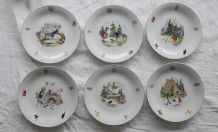 6 assiettes à dessert Seltmann Weiden