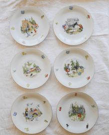 6 assiettes à dessert Seltmann Weiden