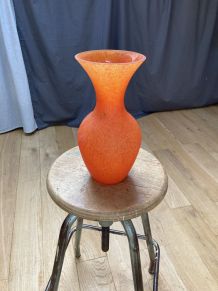 Vase couleur orange 27/13