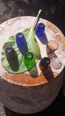Verres à liqueur vintage verre multicolore (lot de 6)