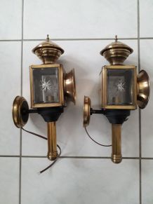 lanternes de fiacre électrisées