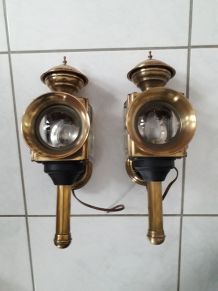 lanternes de fiacre électrisées