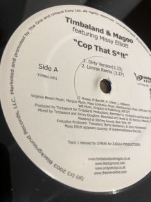 Vinyle timbaland feat Missy Elliott 33 tours "COP THAT SHIT"