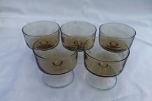 Lot 5 coupes luminarc vintage