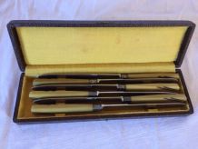 coffret de 6 couteaux de table Art Déco