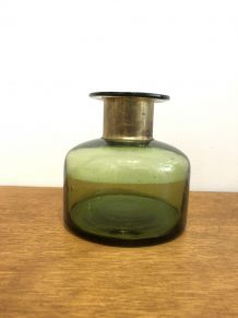 Vase vert vintage 