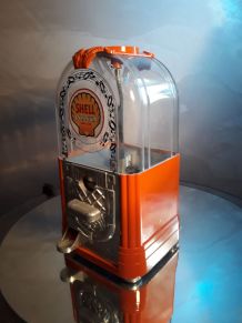 distributeur carousel shell chewing gum vintage 70s a 80s, f