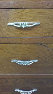 grosse commode en chêne art déco