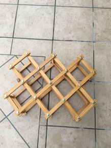 Porte bouteilles pliable