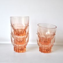  5 verres rosés