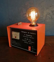 Lampe vintage, lampe industrielle "A fond la Caisse !"