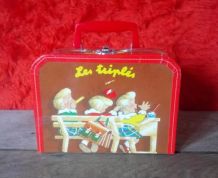 Valisette en carton "les triplés"