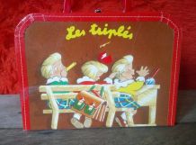 Valisette en carton "les triplés"