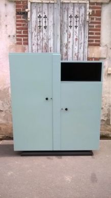 Armoire penderie année 50 de style art déco